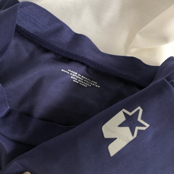 SOLD🛒 DARK BLUE STAR-FIT TEE - Picture 4 of 4